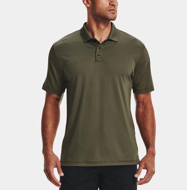 W Tac Elite Polo-GRN,XL