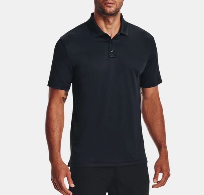 W Tac Elite Polo-NVY,XL