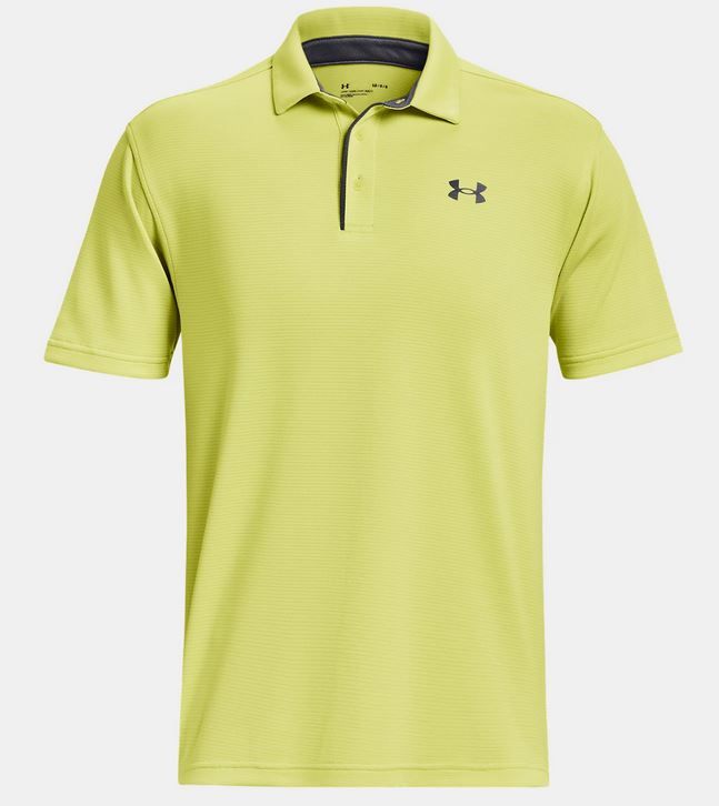 UA Tech Polo, Mens, Lime Yellow, XL