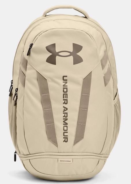 UA Hustle 5.0 Backpack, Timberwolf Taupe
