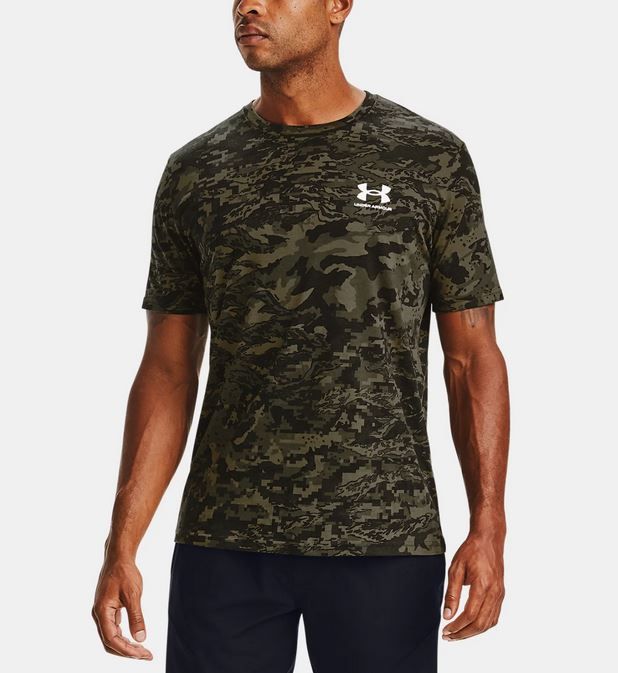 UA TECH ABC CAMO SS-BLK,3XL