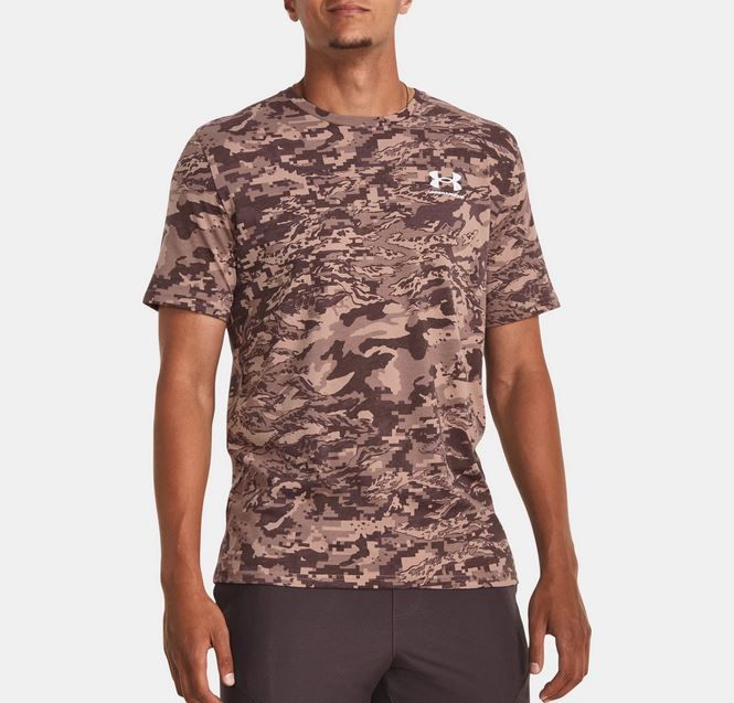 UA TECH ABC CAMO SS-BRN,3XL
