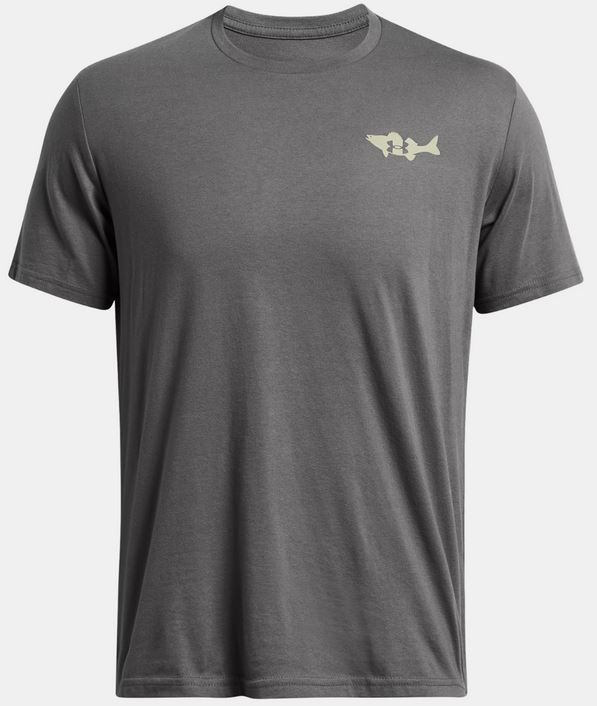 UA Walleye Short Sleeve, Mens, Castlerock, S