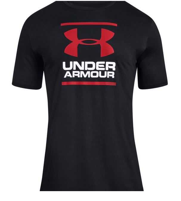 UA GL Foundation Short Sleeve Shirt, Mens, Black, 2XL