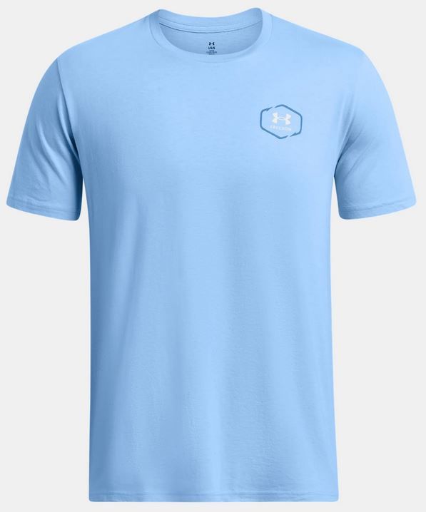 UA Freedom Marlin T-Shirt, Mens, Carolina Blue, 2XL
