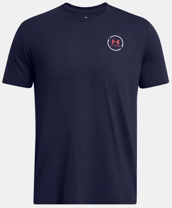 UA Freedom Bass T-Shirt, Mens, Midnight Navy, XL