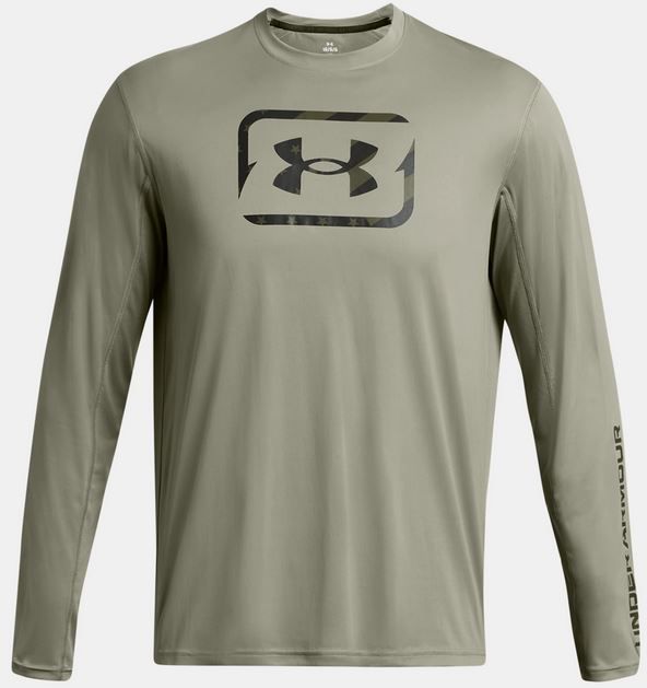 UA Fish Pro Freedom Long Sleeve, Mens, Grove Green, M