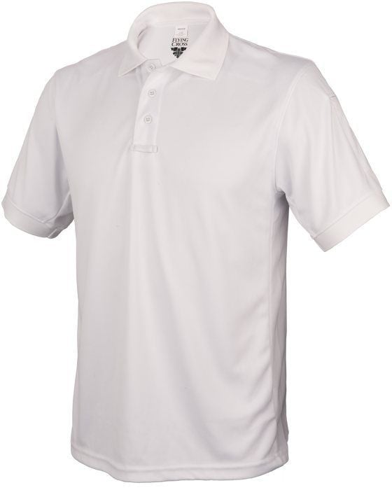 Short Sleeve Impact Polo-White, SM