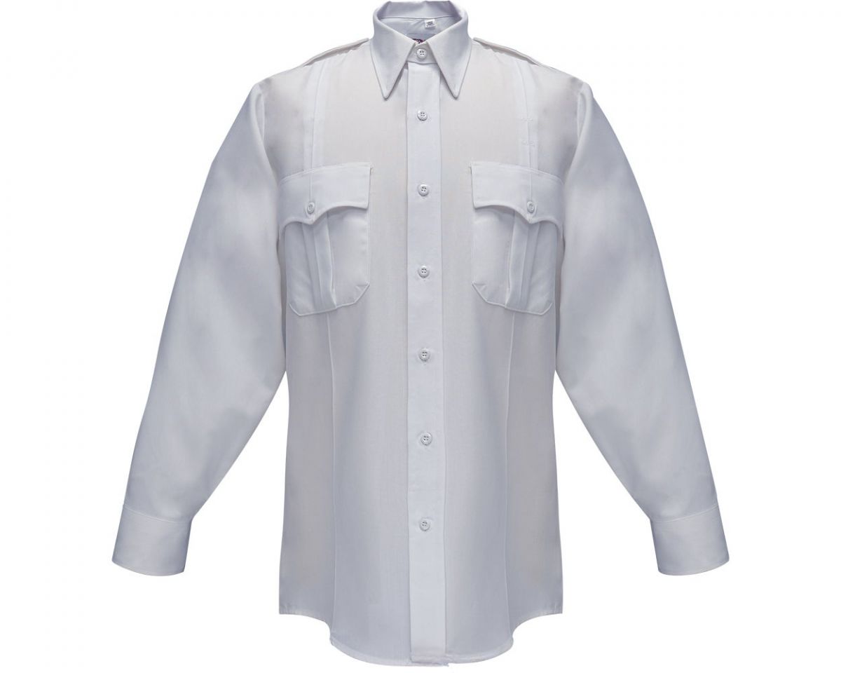 Flying Cross Command Mens Long Sleeve White Shirt Neck Size 15.5 Sleeve Length 34