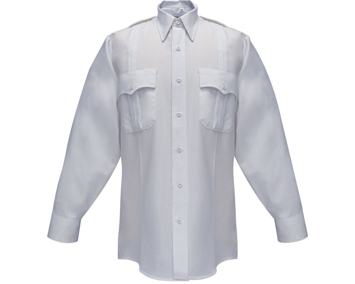 Flying Cross Command Mens Long Sleeve White Shirt Neck Size 16.5 Sleeve Length 34