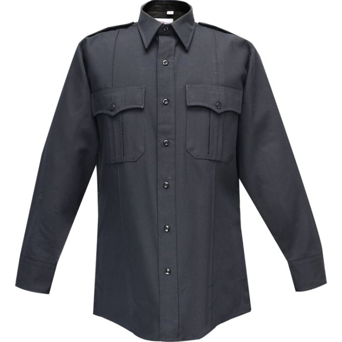 Flying Cross Command Long Sleeve Shirt - LAPD Navy - 15.5x36-37