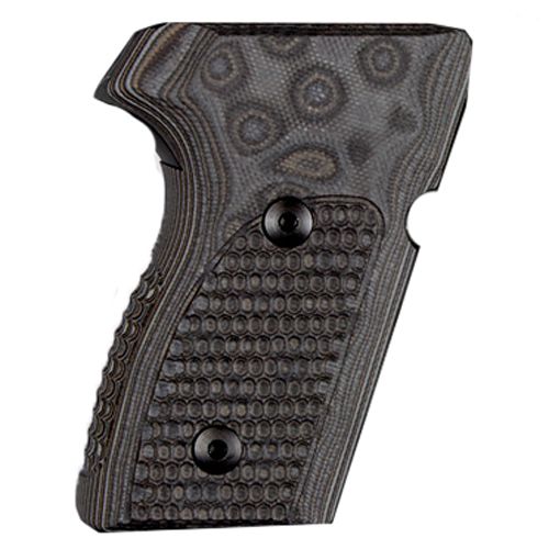 Hogue Sig P245 P220C Grip Pirahna G10 G-Mascus Black/Gray