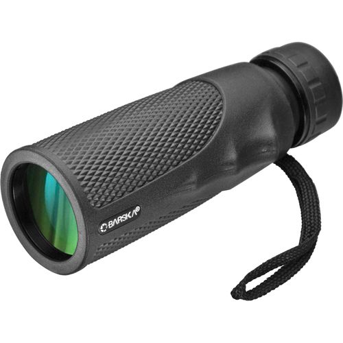 Barska Optics Blackhawk Monocular 10x40mm WP, BK-7 Prism, Green Lens