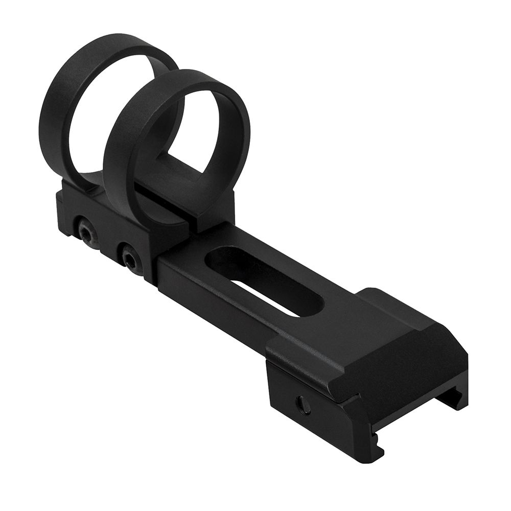 NcStar Picatinny 1" Extended Flashlight Mount Standard, Black