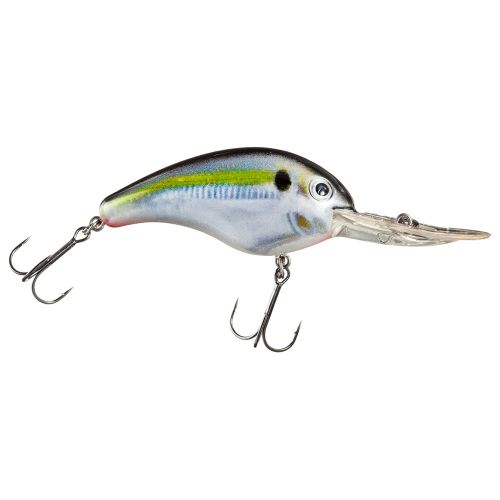 Strike King Lures Pro-Model 6XD Series Crankbaits 3 Length, 1 oz, Natural Shad, Package of 1