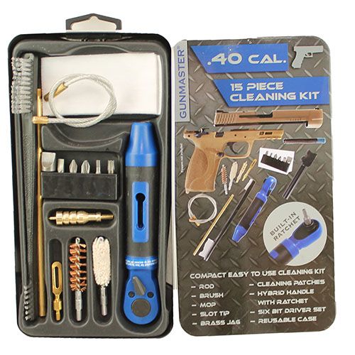 Gunmaster Slim Line Cleaning Kit .40 Caliber, 15 Piece