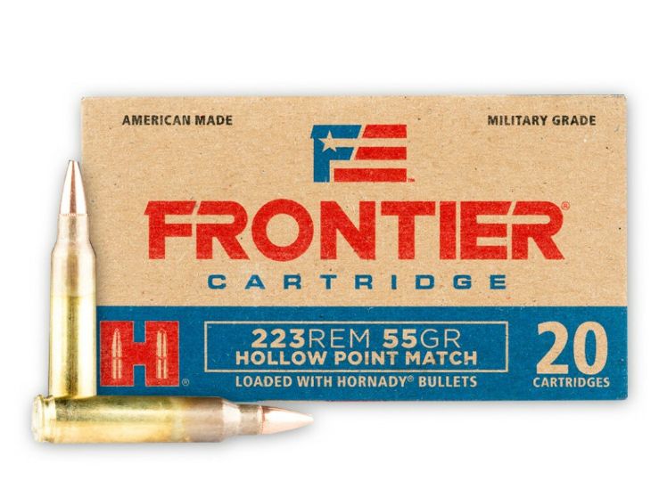 Hornady Frontier 223Rem 55gr  Hollow Point 20rd box