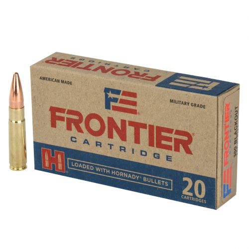 Hornady Frontier Full Metal Jacket 300 AAC Blackout Ammo 125gr  20 Round Box