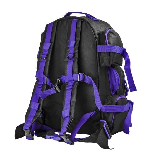 Backpack/Black/Purple Trim