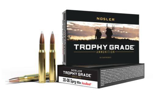 Nosler Trophy Grade Rifle Ammunition 30-06 SPRG 180 gr. PT SP 20 rd.