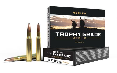 Nosler Trophy Grade Rifle Ammunition 30-06 SPRG 165 gr. PT SP 20 rd.