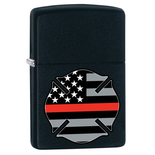 Zippo Flag Red Line Design Lighter