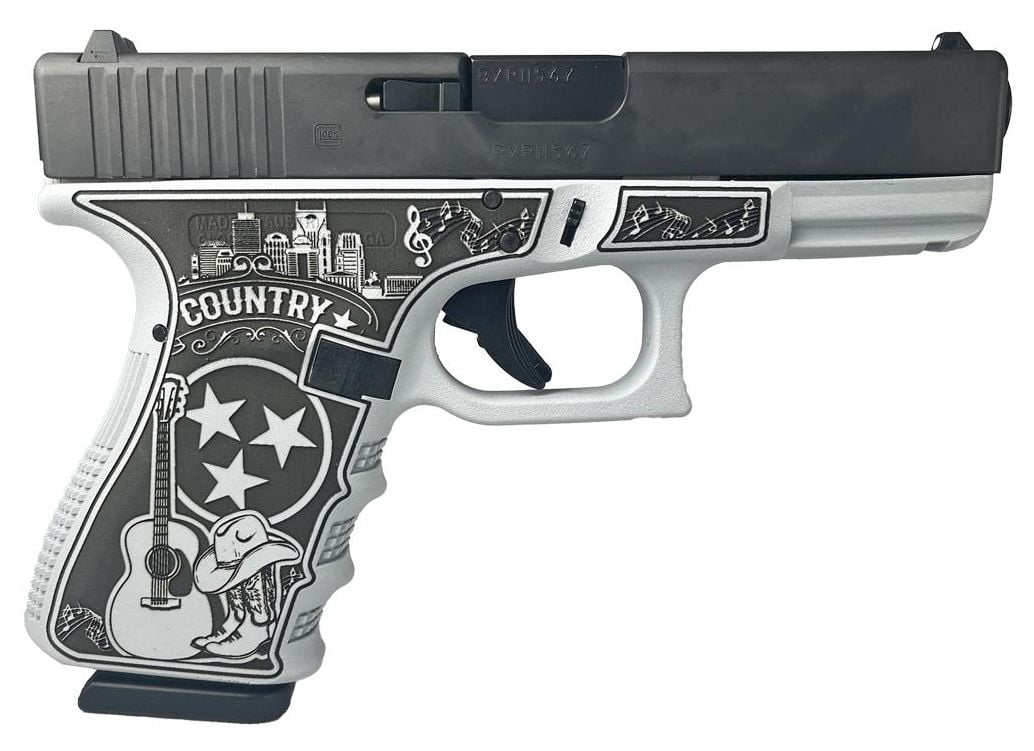 Glock 19 Gen 3 9mm Custom Tennessee Navy Grey