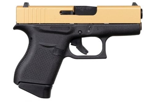 GLK 43 9MM 6 Round GOLD SLIDE