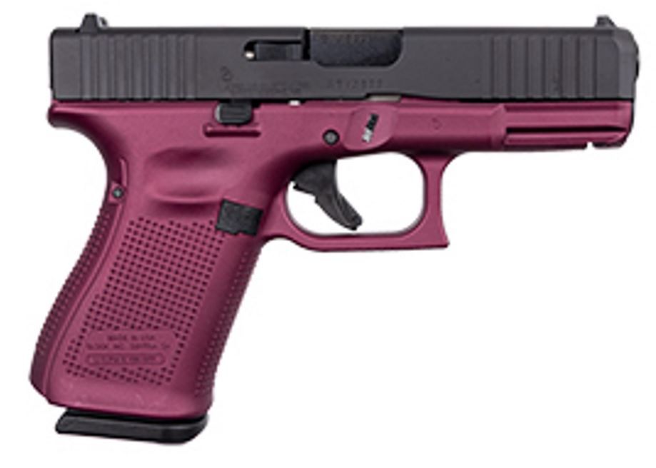 Glock 19 Gen5 9mm 4.02 Black Cherry Cerakote 15+1