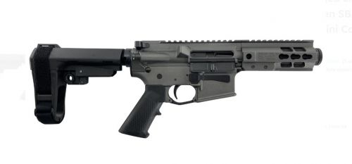 5.56 Forged 5in BBL CK Tungsten SBA3 Tact Brace 5in Rail A2