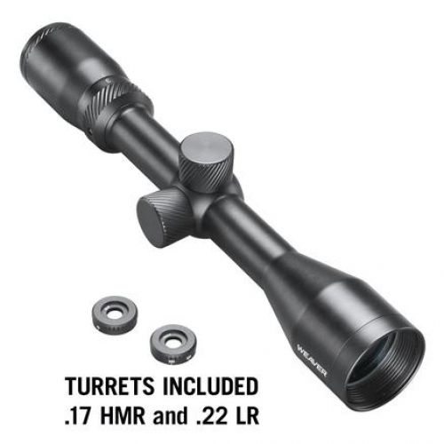 Weaver Classic Series Rifle Scope 3-9x40mm 1 Rimfire SFP Dual-X Non Illum. Black