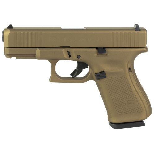 Glock 19 G5 9mm, 4.02 Barrel, Burnt Bronze, 15 Rounds