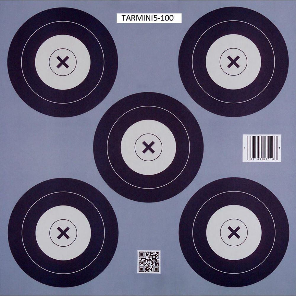 30-06 Mini Paper Target 5 Spot 100 pk.