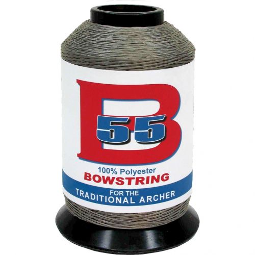 BCY B55 Bowstring Material Silver 1/4 lb.