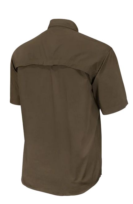 Beretta TM Short Sleeve Shooting Shirt Dark Earth XLarge
