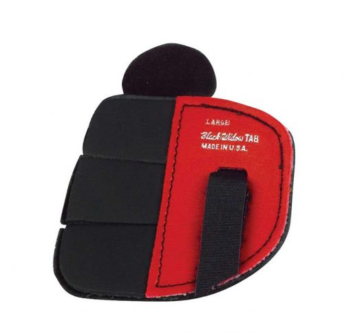 Black Widow Super Leather Shooting Tab 3 Fingers Under Large Left Hand