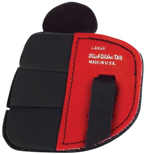 Black Widow Super Leather Shooting Tab 3 Fingers Under Large Right Hand