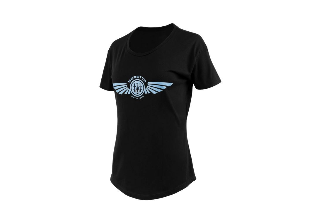 Beretta Womens Dea Wings T-Shirt Black XXLarge