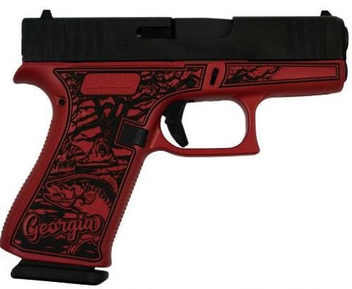 Glock 43X 9MM  Georgia Red