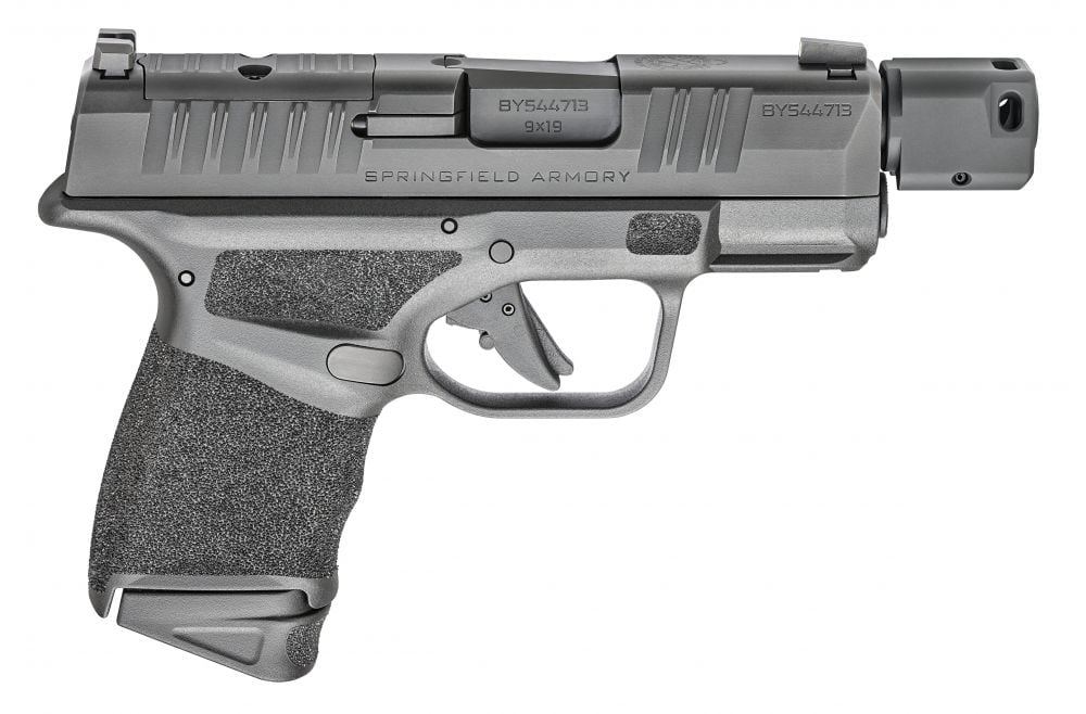 Springfield Armory Hellcat RDP Pistol, 9mm, 3.8 Threaded Barrel, Black, 10 Rounds