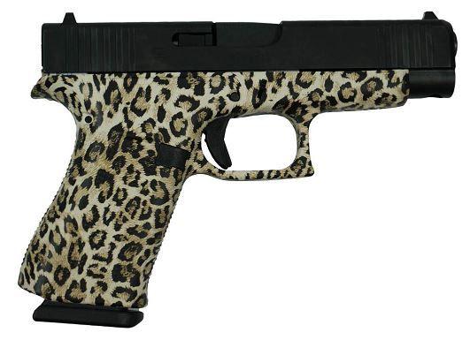 GLOCK 48 9MM BLACK FXD COMM LEOPARD PRINT