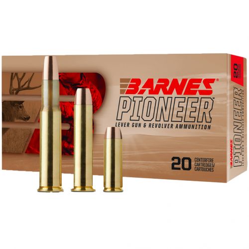 Barnes Pioneer Lever Gun Ammo 45-70 Govt. 300 gr. TSX FN 20 rd.