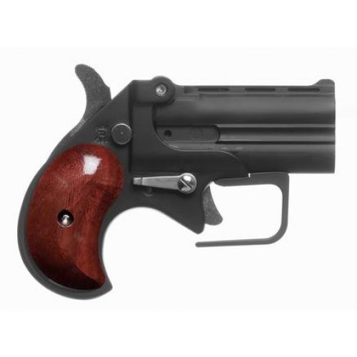 Old West Firearms Derringer Short Bore Handgun 9mm Luger 2rd Capacity 2.75 Barrel Black with Rosewood Grips