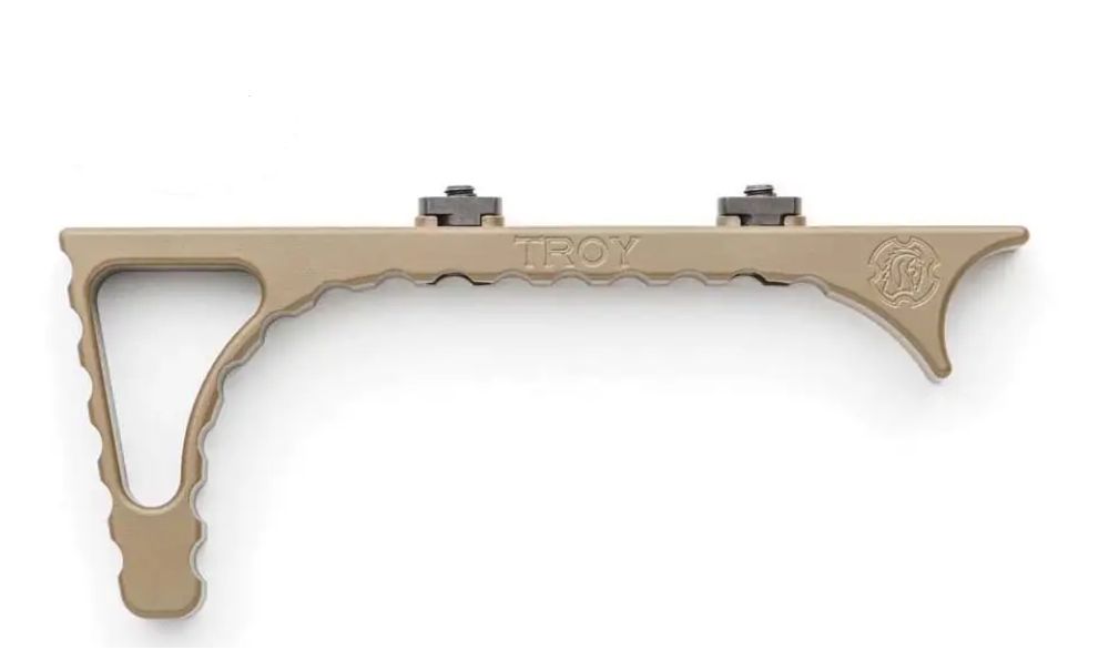 Troy OpticsPlanet Exclusive Angled AR-15 MLOK Foregrip Flat Dark Earth
