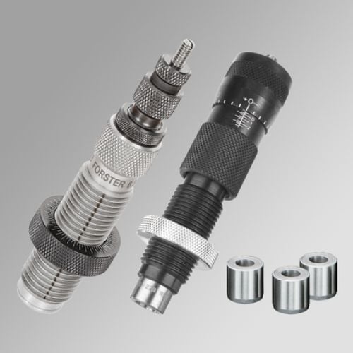 Forster 6.5 Creedmoor Bushing Full Length Sizing Die Bench Rest Ultra Micrometer Seater Die and 3 bushings