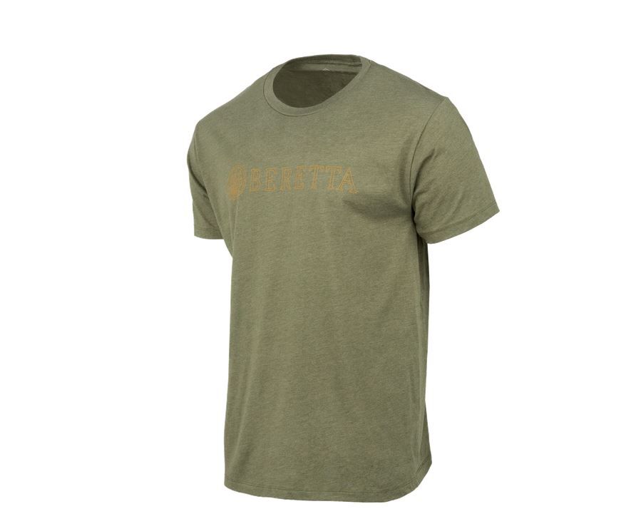 Beretta Hardlines Short Sleeve T-Shirt Heather Mil Green Medium