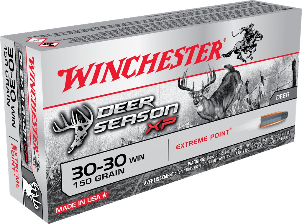 Winchester 30-30 Winchester, 150 Grain, Dear Season XP, 20 per box
