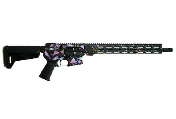 Shark Coast Tactical Retro Miami AR-15 Rifle 5.56mm 15 MLOK Handguard