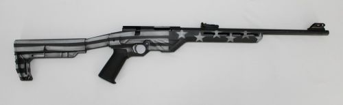 Citadel Trakr .22LR, Bolt Action, 18 barrel, US Flag Grayscale, 5 rounds