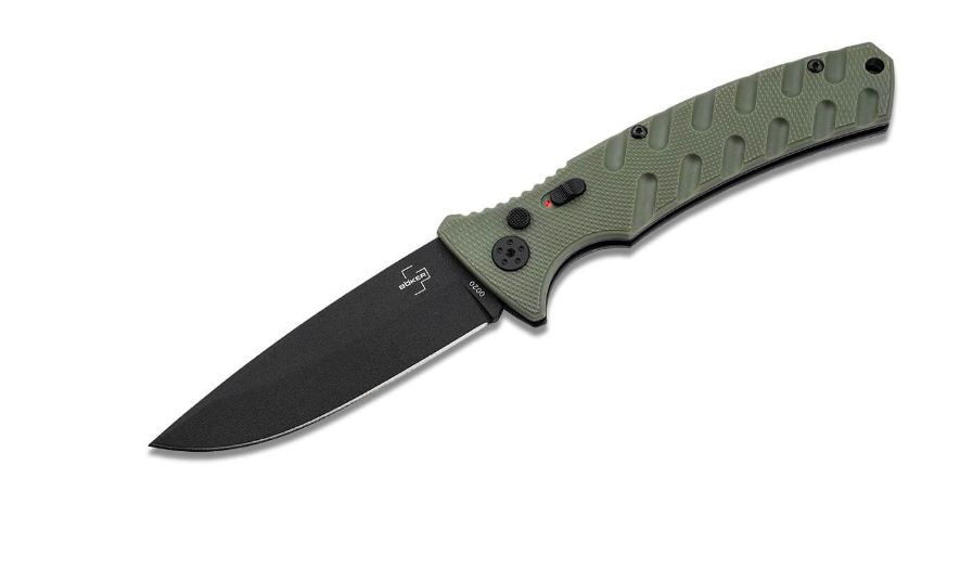 Boker Large Strike Grivory Green 3.6 Drop Point